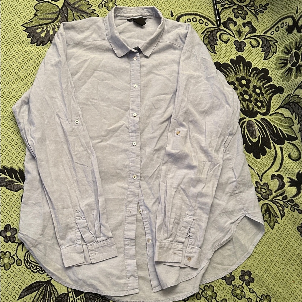 H&M Soft Blue Shirt